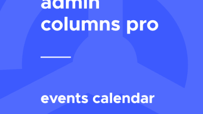 Admin Columns Pro – Events Calendar破解版下载