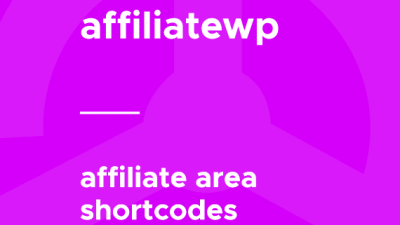 AffiliateWP – Affiliate Area Shortcodes破解版下载