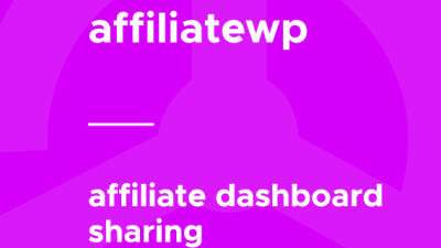 AffiliateWP – Affiliate Dashboard Sharing破解版下载