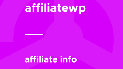 AffiliateWP – Affiliate Info破解版下载