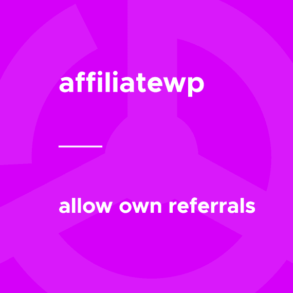 AffiliateWP – Allow Own Referrals破解版下载