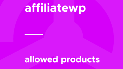 AffiliateWP – Allowed Products破解版下载