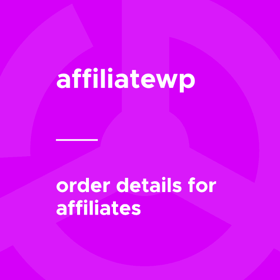 AffiliateWP – Order Details For Affiliates破解版下载