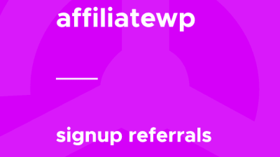 AffiliateWP – Signup Referrals破解版下载