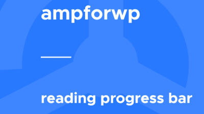 Reading Progress Bar for AMP破解版下载