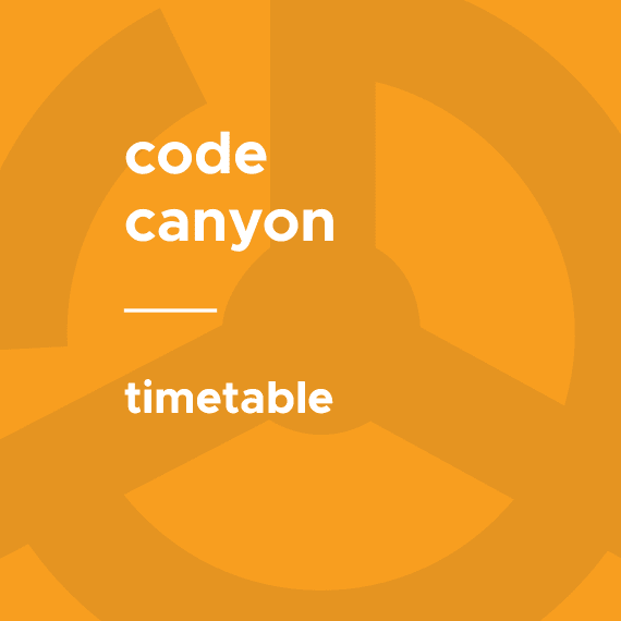 Timetable Responsive Schedule For WordPress破解版下载