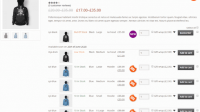 WooCommerce – Variations to Table Grid破解版下载