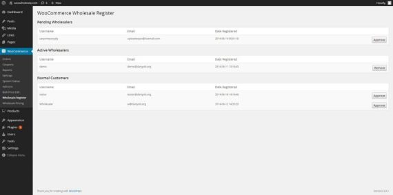 WooCommerce – Wholesale Pricing Register破解版下载