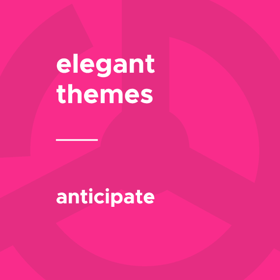 Elegant Themes – Anticipate (Legacy)破解版下载