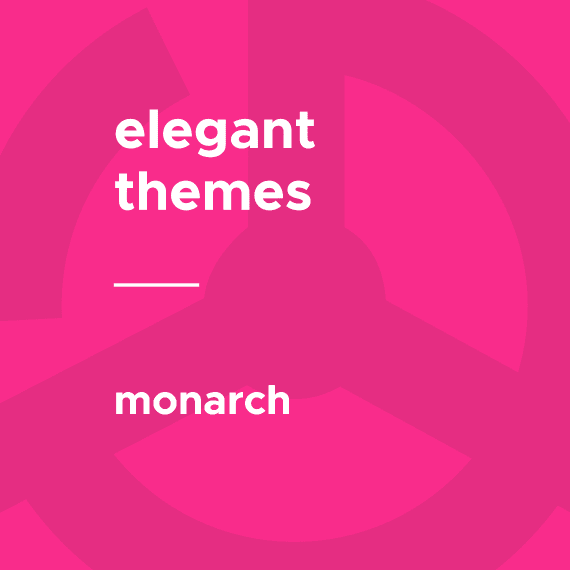 Elegant Themes – Monarch破解版下载