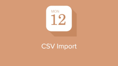 EventOn – CSV Import Extension破解版下载
