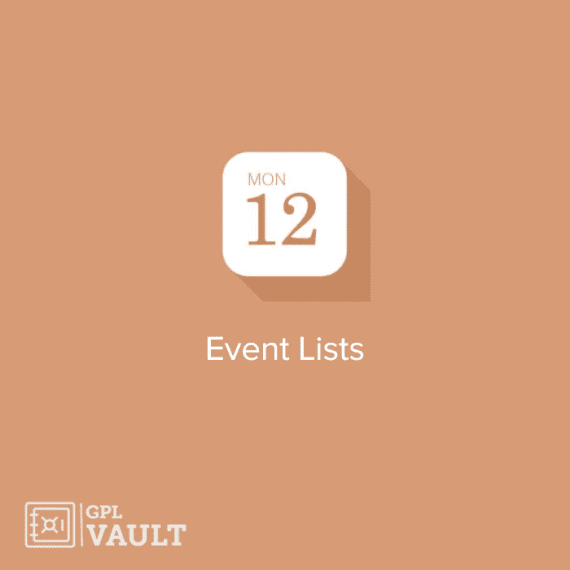 EventOn – Event Lists Extension破解版下载