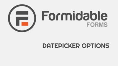 Formidable Datepicker Options破解版下载