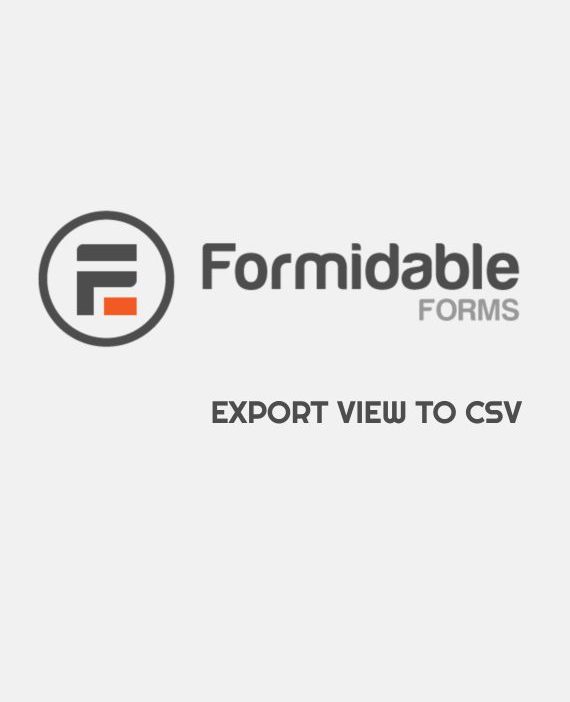 Formidable Export View to CSV破解版下载