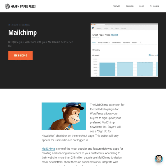 Graph Paper Press Sell Media Mailchimp Add-On破解版下载