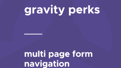 Gravity Perks – Multi Page Form Navigation破解版下载