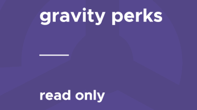 Gravity Perks – Read Only破解版下载