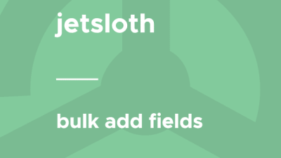 JetSloth – Gravity Forms Bulk Add Fields破解版下载