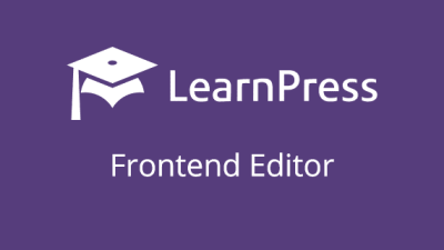 LearnPress – Frontend Editor破解版下载
