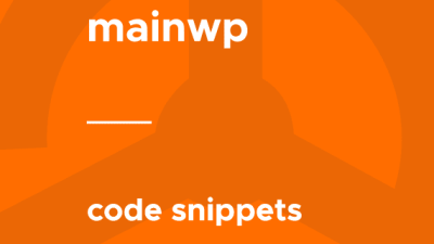 MainWP – Code Snippets破解版下载
