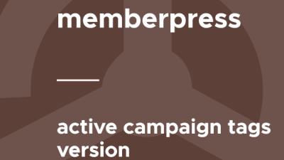 MemberPress – Active Campaign (Tags Version)破解版下载