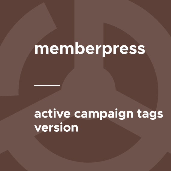 MemberPress – Active Campaign (Tags Version)破解版下载