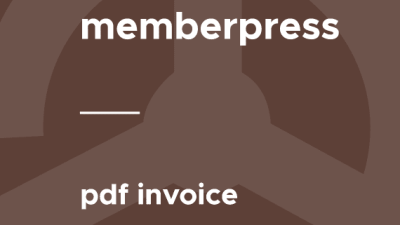 MemberPress – PDF Invoice破解版下载