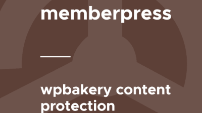 MemberPress – WPBakery Content Protection破解版下载