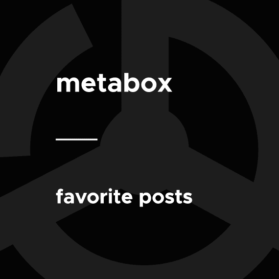 Meta Box – Favorite Posts破解版下载