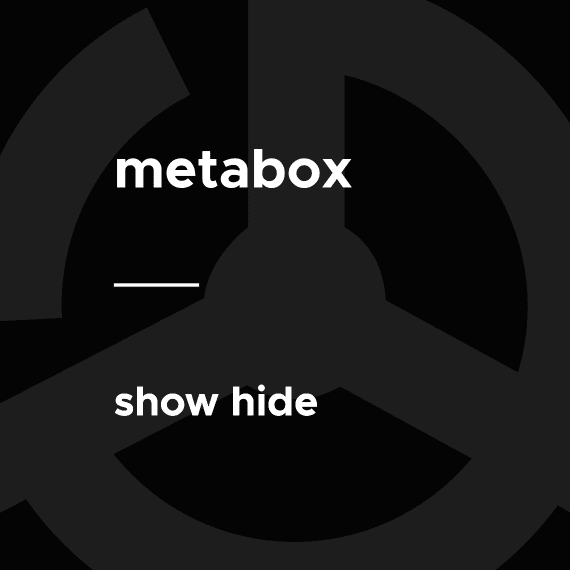 Meta Box – Show Hide破解版下载