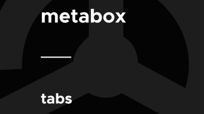 Meta Box – Tabs破解版下载