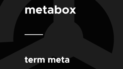 Meta Box – Term Meta破解版下载