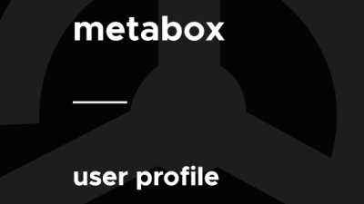 Meta Box – User Profile破解版下载