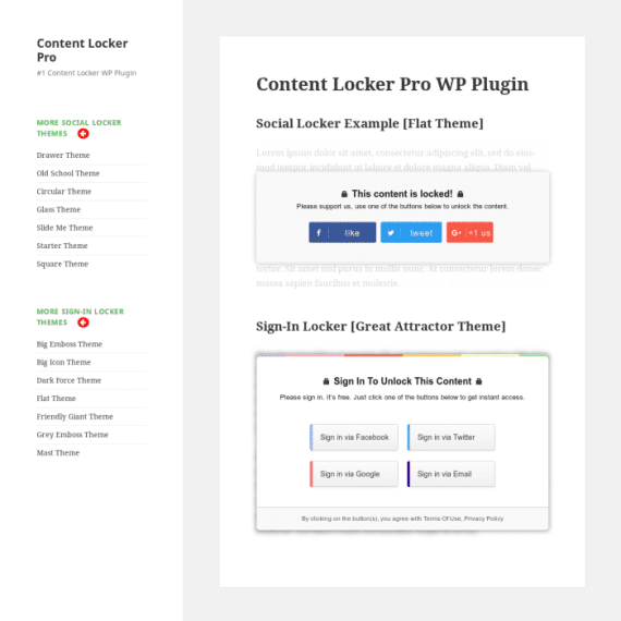 MyThemeShop Content Locker – Pro破解版下载