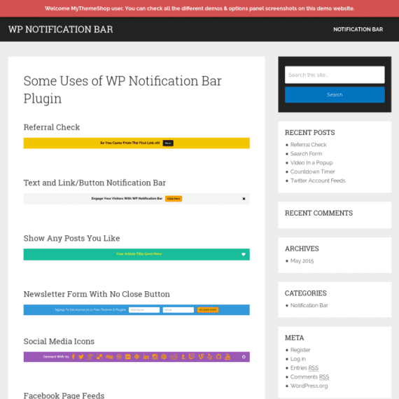 MyThemeShop WP Notification Bar Pro破解版下载