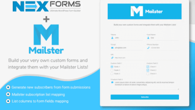 NEX-Forms – Mailster破解版下载