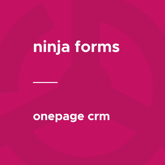 Ninja Forms – OnepageCRM破解版下载