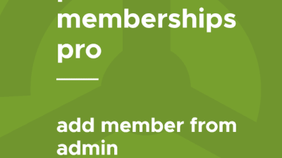 Paid Memberships Pro – Add Member From Admin .6破解版下载