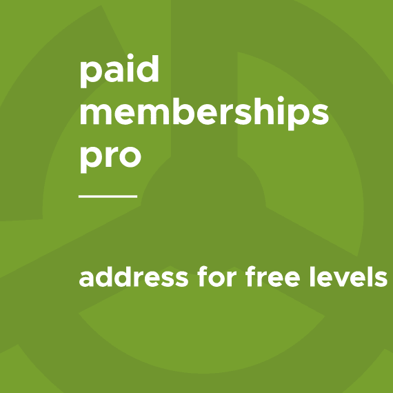 Paid Memberships Pro – Address For Free Levels破解版下载