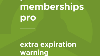 Paid Memberships Pro – Extra Expiration Warning .4破解版下载