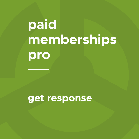 Paid Memberships Pro – GetResponse .5破解版下载