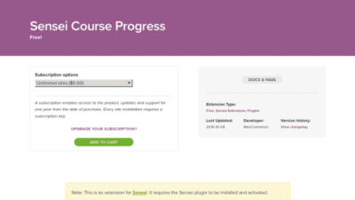Sensei Course Progress破解版下载
