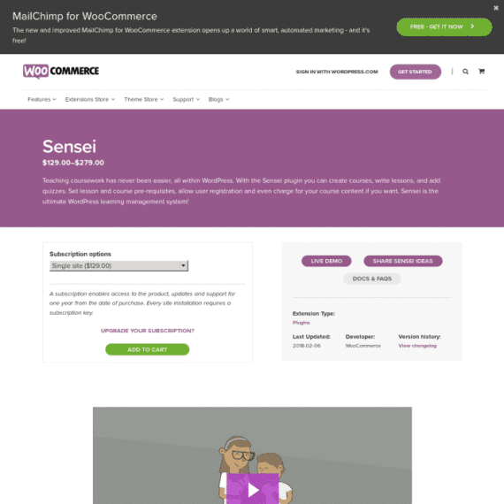 Sensei LMS WordPress Plugin破解版下载