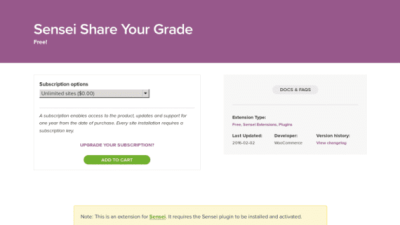 Sensei Share Your Grade破解版下载