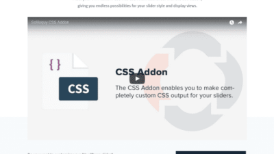 Soliloquy CSS Addon破解版下载