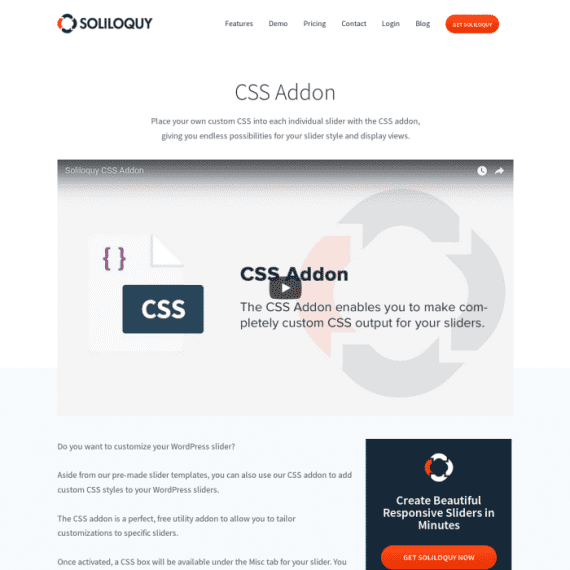 Soliloquy CSS Addon破解版下载