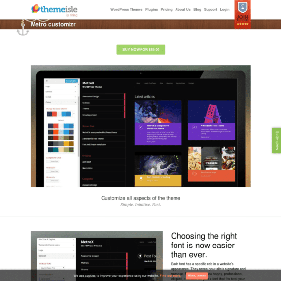 ThemeIsle Metro CustomizR破解版下载