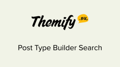 Themify Post Type Builder Search破解版下载