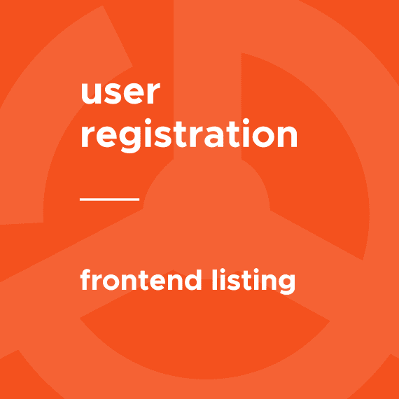 User Registration Frontend Listing破解版下载