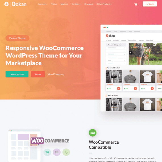 Dokan eCommerce Theme破解版下载